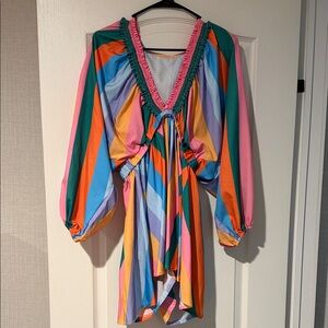 Colorful Striped Dress